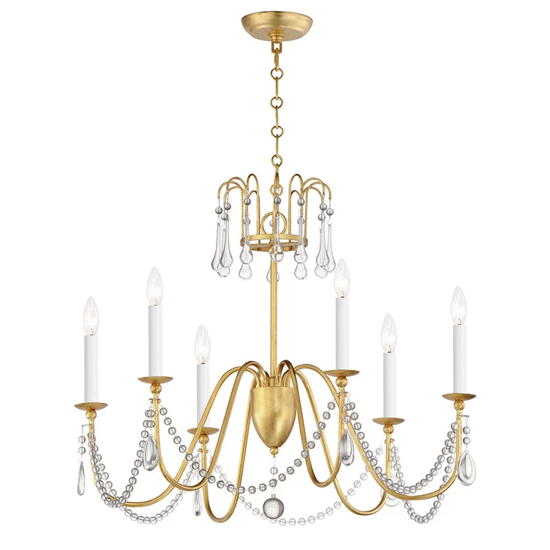 Chandeliers with Metal Frames in Gold FinishChandeliers with Metal Frames in Gold FinishMaxim 12166 Plumette 6-lt 28" Chandelier with Crystal Chandeliers with Metal Frames in Gold FinishChandeliers with Metal Frames in Gold FinishMaxim 12166 Plumette 6-lt 28" Chandelier with Crystal