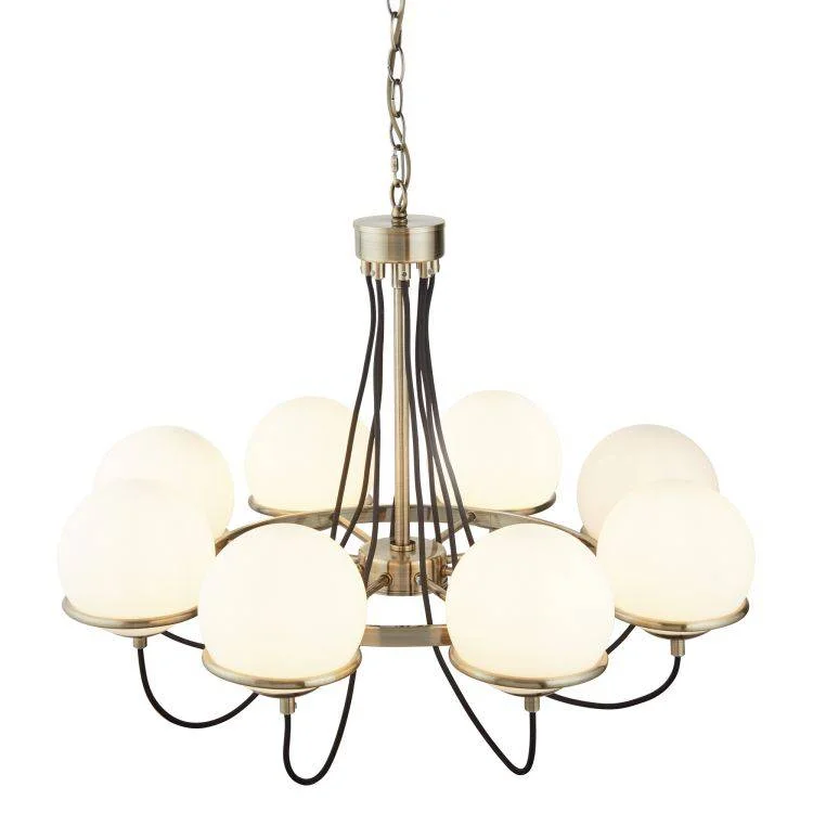 Chandeliers with Candle - Style Bulbs for a Classic AestheticChandeliers with Candle - Style Bulbs for a Classic AestheticSearchlight 8 Light Ceiling Brass White Glass Shades Chandeliers with Candle - Style Bulbs for a Classic AestheticChandeliers with Candle - Style Bulbs for a Classic AestheticSearchlight 8 Light Ceiling Brass White Glass Shades