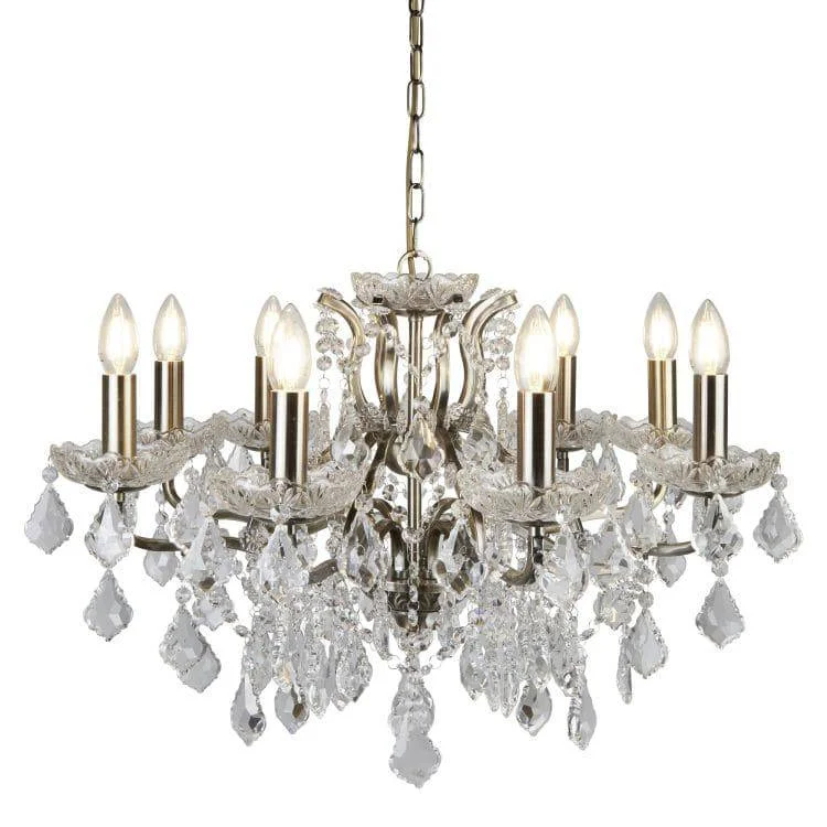 LED Chandeliers for Energy - Efficient LightingLED Chandeliers for Energy - Efficient LightingSearchlight 8 Light Chandelier Crystal Drops Trim Brass LED Chandeliers for Energy - Efficient LightingLED Chandeliers for Energy - Efficient LightingSearchlight 8 Light Chandelier Crystal Drops Trim Brass