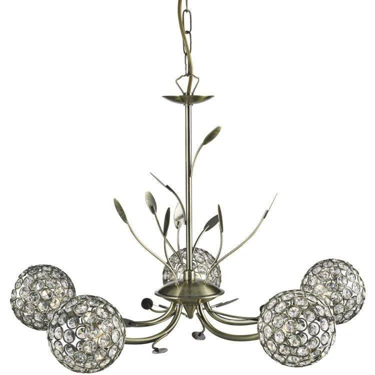 LED Chandeliers for Energy - Efficient LightingLED Chandeliers for Energy - Efficient LightingSearchlight Bellis II Brass 5 Light Fitting Glass Shades LED Chandeliers for Energy - Efficient LightingLED Chandeliers for Energy - Efficient LightingSearchlight Bellis II Brass 5 Light Fitting Glass Shades