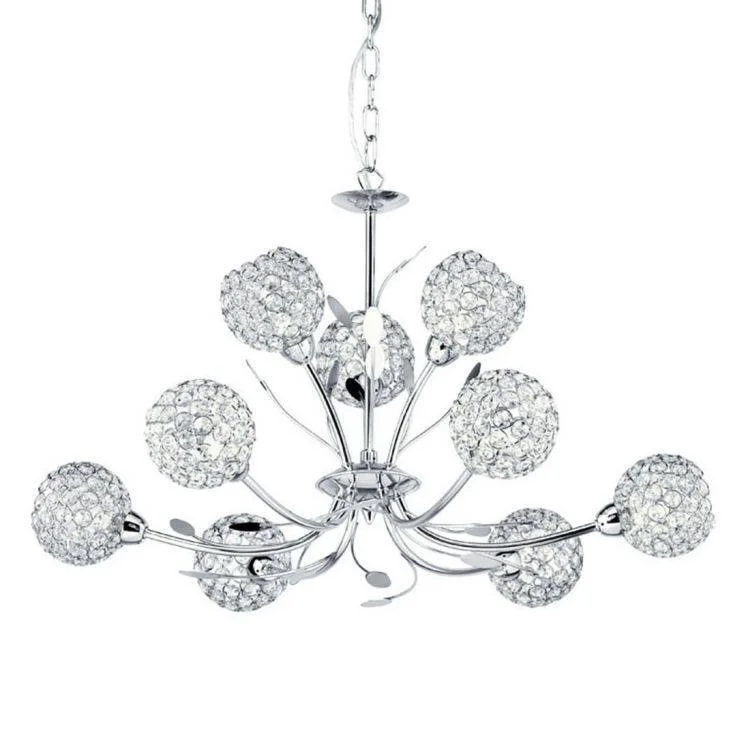 Chandeliers for Low Ceilings to Avoid OvercrowdingChandeliers for Low Ceilings to Avoid OvercrowdingSearchlight Bellis II Chrome 9 Light Fitting Glass Shades Chandeliers for Low Ceilings to Avoid OvercrowdingChandeliers for Low Ceilings to Avoid OvercrowdingSearchlight Bellis II Chrome 9 Light Fitting Glass Shades