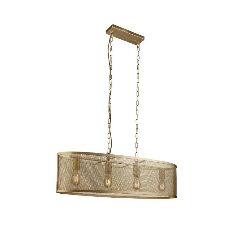 Chandeliers with Frosted Glass for a Softer Light DiffusionChandeliers with Frosted Glass for a Softer Light DiffusionSearchlight Fishnet 4Lt Oval Pendant Matt Gold Chandeliers with Frosted Glass for a Softer Light DiffusionChandeliers with Frosted Glass for a Softer Light DiffusionSearchlight Fishnet 4Lt Oval Pendant Matt Gold
