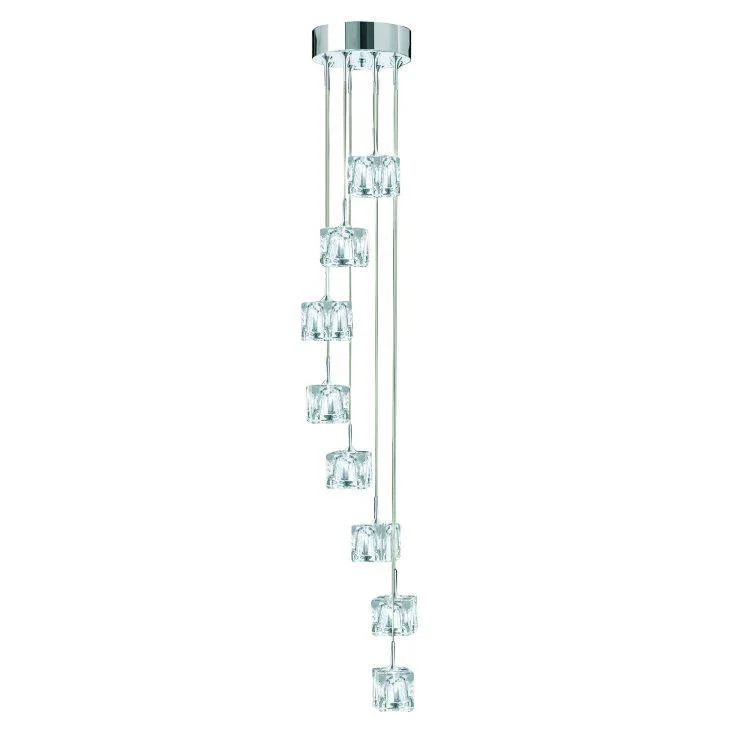 Ceiling - Mounted Chandeliers for Standard CeilingsCeiling - Mounted Chandeliers for Standard CeilingsSearchlight Ice Cube 8 Light Multi-Drop Glass Shades Chrome Ceiling - Mounted Chandeliers for Standard CeilingsCeiling - Mounted Chandeliers for Standard CeilingsSearchlight Ice Cube 8 Light Multi-Drop Glass Shades Chrome