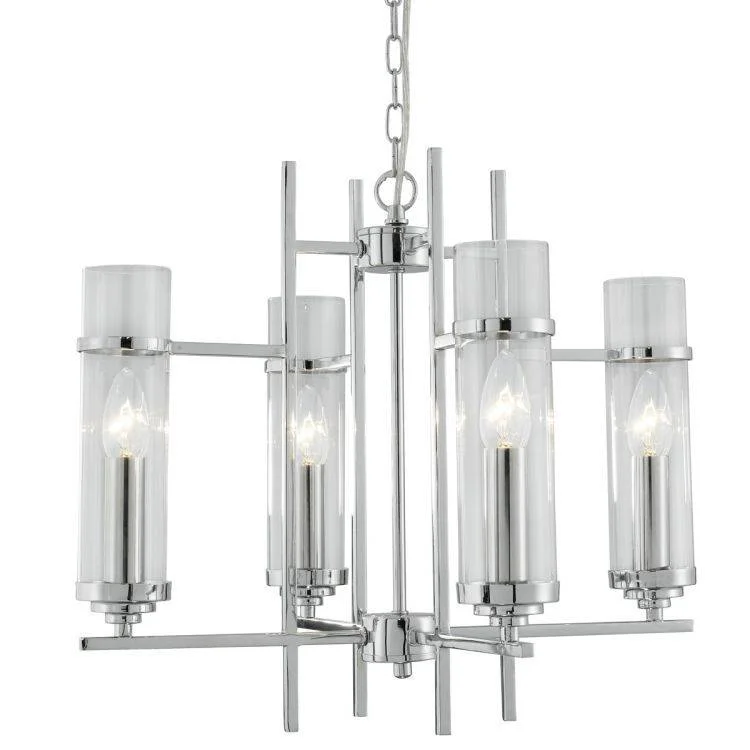 Chandeliers with Venetian Glass for a Luxurious LookChandeliers with Venetian Glass for a Luxurious LookSearchlight Milo Chrome 4 Light Glass Cylinder Shades Chandeliers with Venetian Glass for a Luxurious LookChandeliers with Venetian Glass for a Luxurious LookSearchlight Milo Chrome 4 Light Glass Cylinder Shades