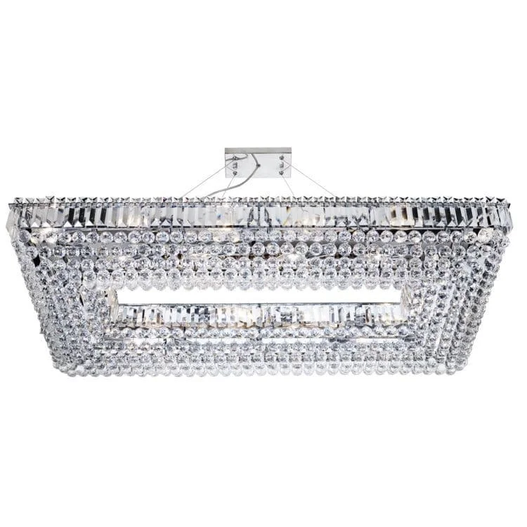 Chandeliers with Metal Frames in Black FinishChandeliers with Metal Frames in Black FinishSearchlight Vesuvius 24 Light Chandelier Crystal Coffin Drops Chandeliers with Metal Frames in Black FinishChandeliers with Metal Frames in Black FinishSearchlight Vesuvius 24 Light Chandelier Crystal Coffin Drops