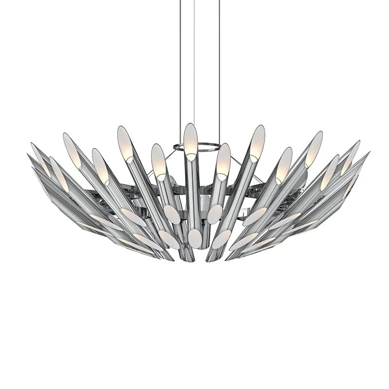Chandeliers with Adjustable Height for Custom InstallationChandeliers with Adjustable Height for Custom InstallationSonneman 2046 Chimes 60-lt 48" LED Chandelier