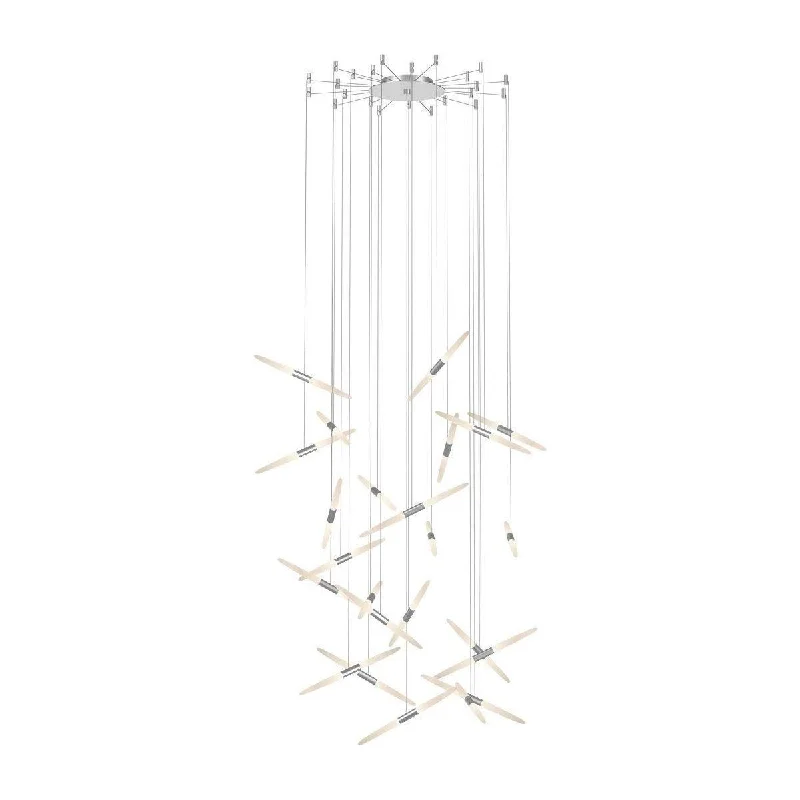 Chandeliers with Pendant Lights for a Stylish LookChandeliers with Pendant Lights for a Stylish LookBallet 24-Light Swag LED Chandelier