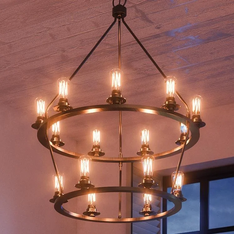 Chandeliers with Metal Frames in Gold FinishChandeliers with Metal Frames in Gold FinishUHP2247 Industrial Chandelier, 41-5/8" x 36", Charcoal Finish, Nashville Collection Chandeliers with Metal Frames in Gold FinishChandeliers with Metal Frames in Gold FinishUHP2247 Industrial Chandelier, 41-5/8" x 36", Charcoal Finish, Nashville Collection