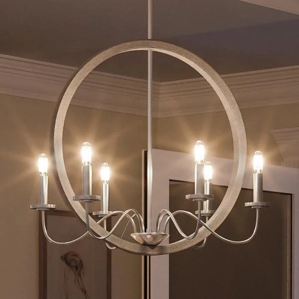 Large Chandeliers for Grand Halls and FoyersLarge Chandeliers for Grand Halls and FoyersUHP2375 Modern Farmhouse Chandelier, 24-3/4"H x 22"W, Brushed Nickel Finish, Dunkirk Collection Large Chandeliers for Grand Halls and FoyersLarge Chandeliers for Grand Halls and FoyersUHP2375 Modern Farmhouse Chandelier, 24-3/4"H x 22"W, Brushed Nickel Finish, Dunkirk Collection