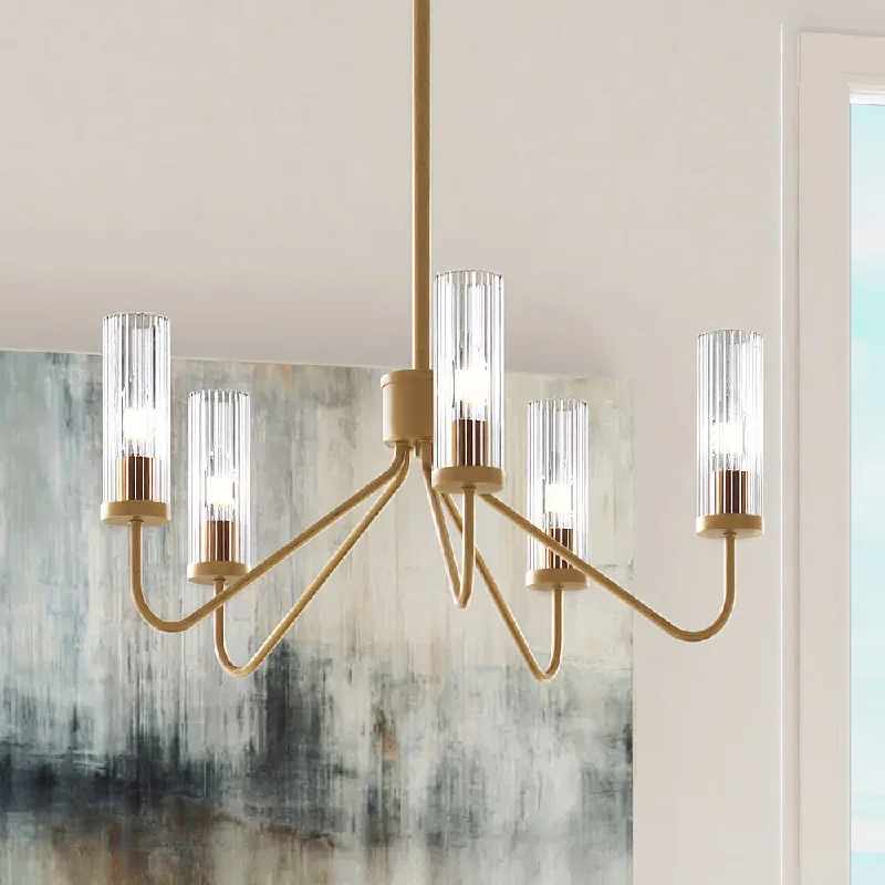Mini Chandeliers for Adding Charm to Small SpacesMini Chandeliers for Adding Charm to Small SpacesULB2220 Transitional Chandelier, 15''H x 21''W, Brushed Brass Finish, Limerick Collection Mini Chandeliers for Adding Charm to Small SpacesMini Chandeliers for Adding Charm to Small SpacesULB2220 Transitional Chandelier, 15''H x 21''W, Brushed Brass Finish, Limerick Collection