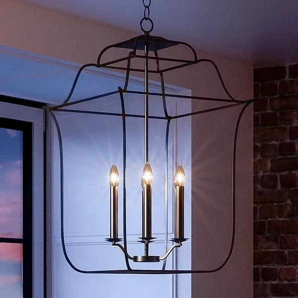 Chandeliers with Candle - Style Bulbs for a Classic AestheticChandeliers with Candle - Style Bulbs for a Classic AestheticUQL2322 Colonial Chandelier, 30"H x 22"W, Vintage Black Finish, Savannah Collection Chandeliers with Candle - Style Bulbs for a Classic AestheticChandeliers with Candle - Style Bulbs for a Classic AestheticUQL2322 Colonial Chandelier, 30"H x 22"W, Vintage Black Finish, Savannah Collection