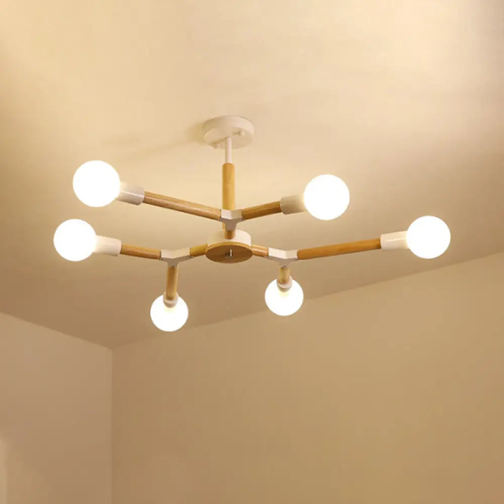 Chandeliers with Multiple Lights for Maximum IlluminationChandeliers with Multiple Lights for Maximum IlluminationModern Wooden Molecular Chandelier with Bare Bulbs - 3/6/9 Lights - Black/White Ceiling Hang Lamp Chandeliers with Multiple Lights for Maximum IlluminationChandeliers with Multiple Lights for Maximum IlluminationModern Wooden Molecular Chandelier with Bare Bulbs - 3/6/9 Lights - Black/White Ceiling Hang Lamp