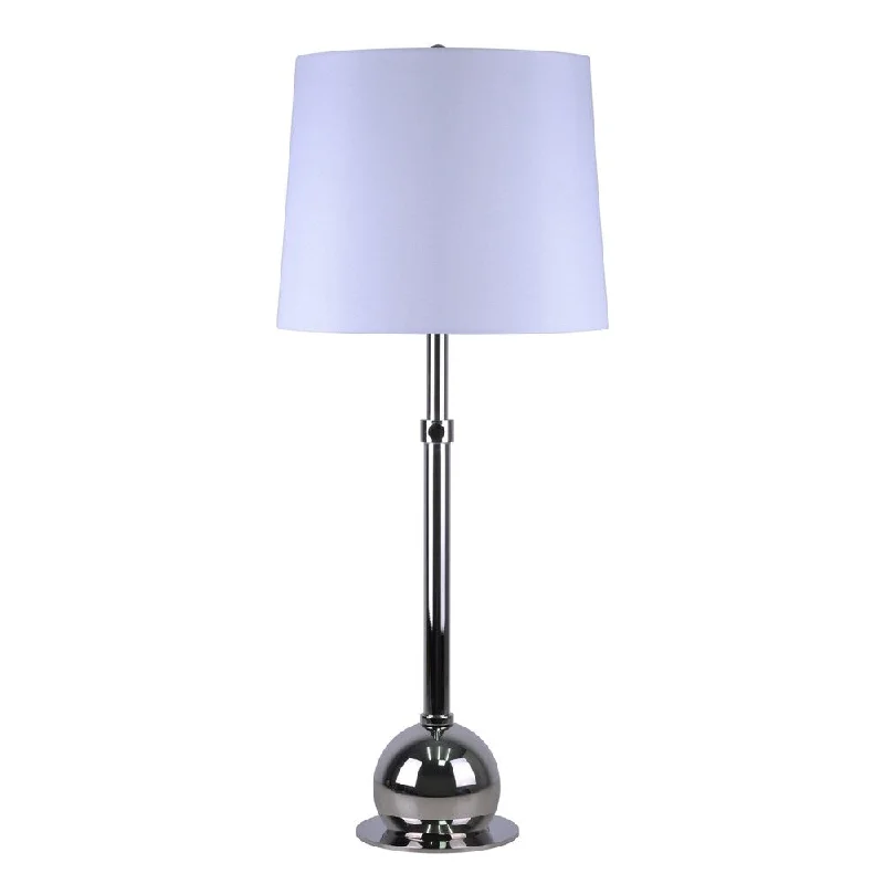 coastal style table lamps with nautical elements for beach housescoastal style table lamps with nautical elements for beach housesMetal Adjustible Accentlamp, Silver, 45"