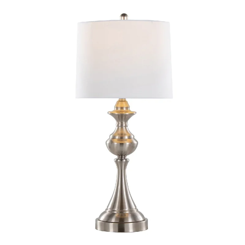 White Linen/Brushed Nickel
