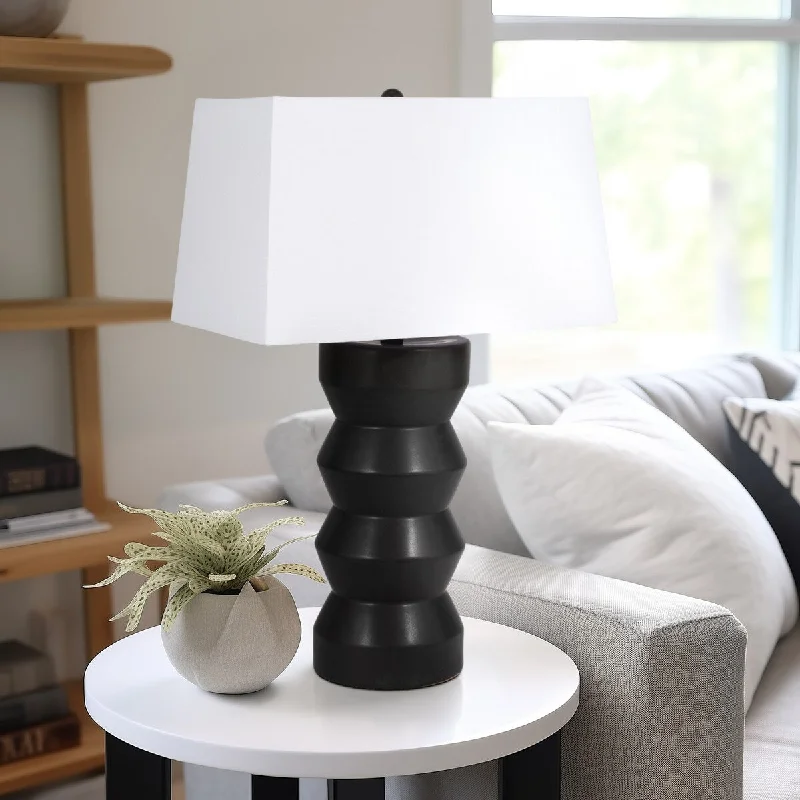 metal table lamps with a matte black finish for a sleek appearancemetal table lamps with a matte black finish for a sleek appearanceSagebrook Home Elegance - 28" Resin & Metal Totem Table Lamp In Black - 17" x 15" x 28" metal table lamps with a matte black finish for a sleek appearancemetal table lamps with a matte black finish for a sleek appearanceSagebrook Home Elegance - 28" Resin & Metal Totem Table Lamp In Black - 17" x 15" x 28"