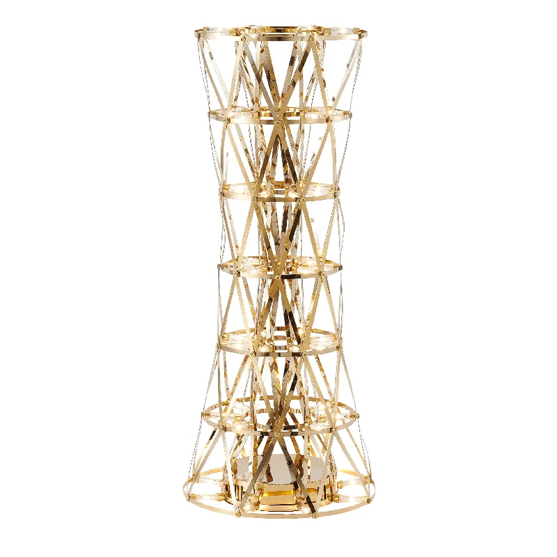 marble table lamps with a luxurious veined pattern for high end decormarble table lamps with a luxurious veined pattern for high end decor24-Inch Height Gold Integrated Led Table Lamp
