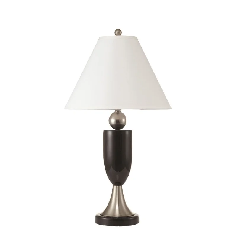 glass table lamps with a frosted surface for soft light diffusionglass table lamps with a frosted surface for soft light diffusionBlack and Satin Nickel Finish Table Lamp (2 Lamps Per Box)