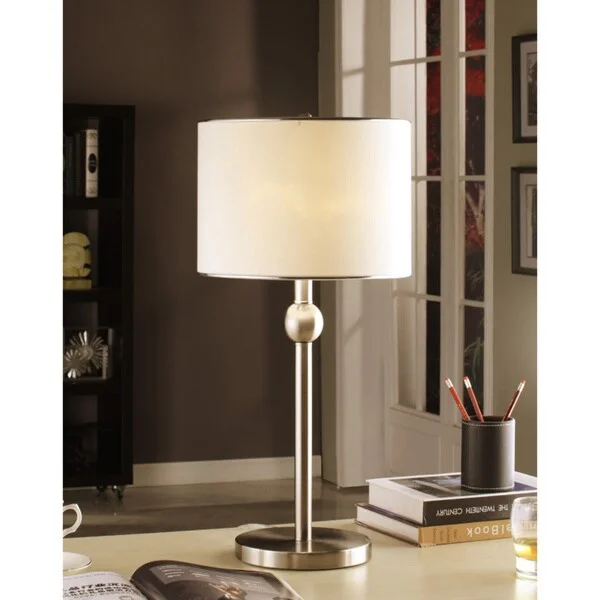 glass table lamps with a frosted surface for soft light diffusionglass table lamps with a frosted surface for soft light diffusionBrushed Nickel White Shade Modern Table Lamp glass table lamps with a frosted surface for soft light diffusionglass table lamps with a frosted surface for soft light diffusionBrushed Nickel White Shade Modern Table Lamp