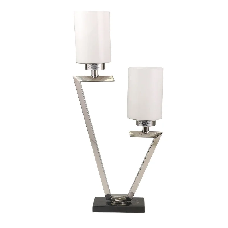 glass table lamps with a frosted surface for soft light diffusionglass table lamps with a frosted surface for soft light diffusionMetal 30" Dual Light Table Lamp, Silver glass table lamps with a frosted surface for soft light diffusionglass table lamps with a frosted surface for soft light diffusionMetal 30" Dual Light Table Lamp, Silver