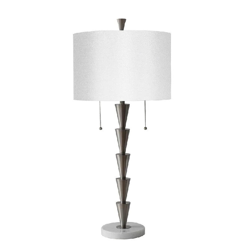 rustic farmhouse table lamps for cozy kitchensrustic farmhouse table lamps for cozy kitchensMetal Stacked Cones Table Lamp, Silver, 34" rustic farmhouse table lamps for cozy kitchensrustic farmhouse table lamps for cozy kitchensMetal Stacked Cones Table Lamp, Silver, 34"