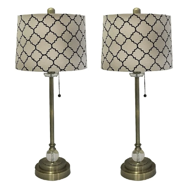 victorian style table lamps with ornate details for traditional homesvictorian style table lamps with ornate details for traditional homesRoyal Designs 28" Antique Brass Lamp with Eggshell and Black Moroccan Print Shallow Drum Hardback Lamp Shade, Set of 2 victorian style table lamps with ornate details for traditional homesvictorian style table lamps with ornate details for traditional homesRoyal Designs 28" Antique Brass Lamp with Eggshell and Black Moroccan Print Shallow Drum Hardback Lamp Shade, Set of 2