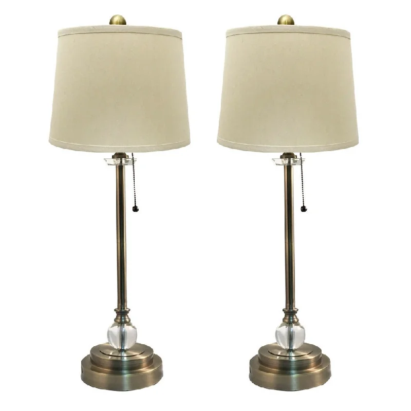 metal table lamps with a matte black finish for a sleek appearancemetal table lamps with a matte black finish for a sleek appearanceRoyal Designs Set of 2 Buffet Lamps in Antique Brass with Linen Cream Hard Back Lamp Shades - 27" Tall metal table lamps with a matte black finish for a sleek appearancemetal table lamps with a matte black finish for a sleek appearanceRoyal Designs Set of 2 Buffet Lamps in Antique Brass with Linen Cream Hard Back Lamp Shades - 27" Tall