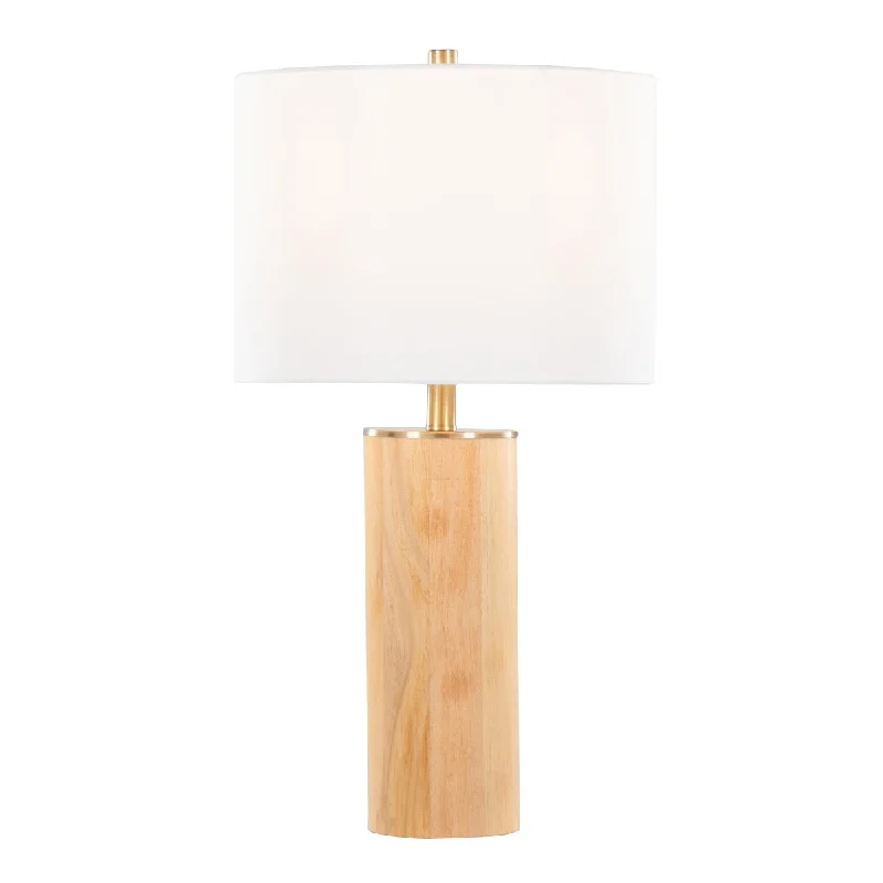 Ash Wood/White Linen